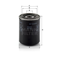 Фильтр масляный MANN-FILTER WP 928/82